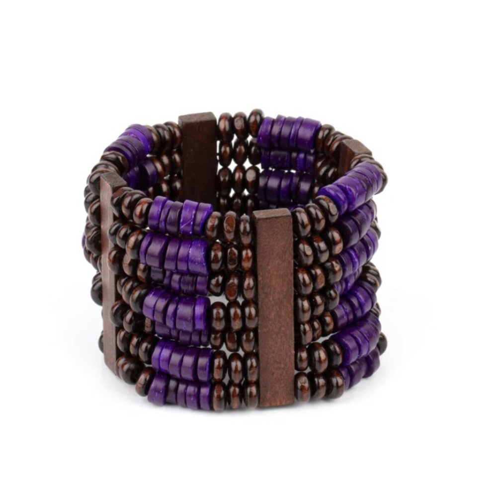Vacay Vogue - Purple Bracelet - Picture 2 of 2